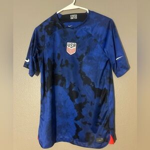 Nike USA Soccer Jersey 2022-23 USMNT Away Blue Tie Dye Youth XL World Cup